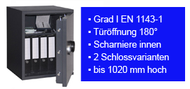 Wertschutz Tresore kaufen Security Safe Wertschutzschrank EN 1143-1