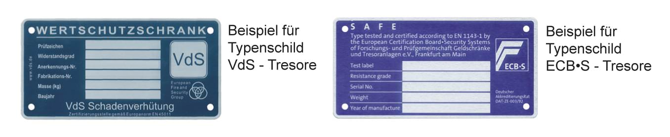 Tresore, Tresor VDS Klasse, Wertschutzschrank EN 1143-1, Wertschutzschränke