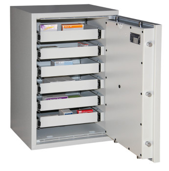 BTM Tresor EN 1143-1 Grad I BTL 800 mit 6 Schubladen