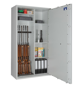 Preview: Waffenschrank Capriolo 5 Kombi mit Biometrieschloss Secu Selo BFE 2