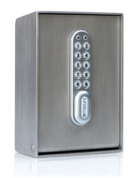 Edelstahl Schlüsseltresor mit E-Zahlenschloss für Außenbereich