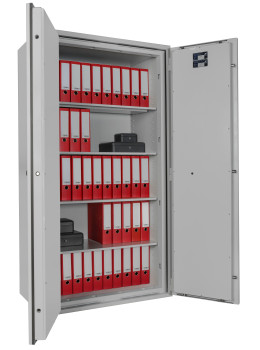 Dokumentenschutz Stahlbüroschrank Paper Star Light 80 für 55 Ordner