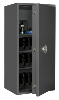 Preview: Kurzwaffentresor KWT 7100 und Kurzwaffenschrank EN 1143 Grad 1 als Waffenschrank für Kurzwaffen