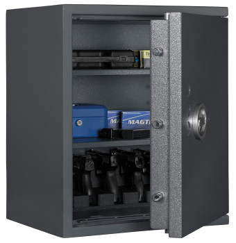 Preview: Kurzwaffentresor KWT 3100 und Kurzwaffenschrank EN 1143 Grad 1 als Waffenschrank für Kurzwaffen