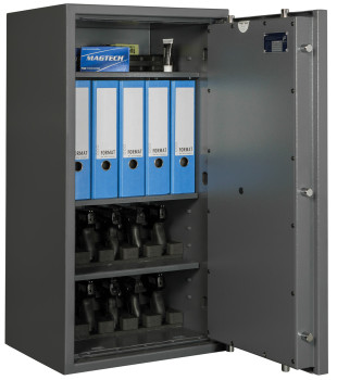 Preview: Kurzwaffentresor KWT 5100 und Kurzwaffenschrank EN 1143 Grad 1 als Waffenschrank für Kurzwaffen