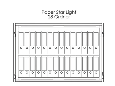 Preview: Dokumentenschutz Stahlbüroschrank Paper Star Light bei eisenbach-tresore.de kaufen als Tresor