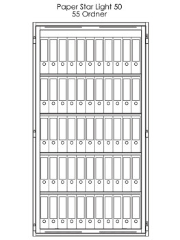 Preview: Dokumentenschutz Stahlbüroschrank Paper Star Light bei eisenbach-tresore.de kaufen als Tresor