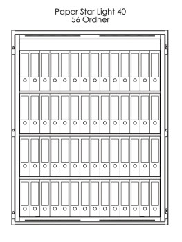 Preview: Dokumentenschutz Stahlbüroschrank Paper Star Light bei eisenbach-tresore.de kaufen als Tresor