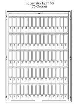 Preview: Dokumentenschutz Stahlbüroschrank Paper Star Light bei eisenbach-tresore.de kaufen als Tresor