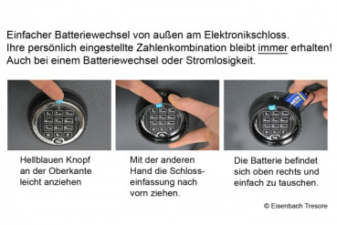 Tresor M 810 für 8 DIN A4 Ordner