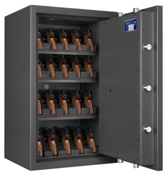 Preview: Kurzwaffentresor Cervo KWT 20 WH mit Biometrieschloss