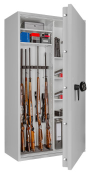 Preview: Waffenschrank EN 1143-1 Gun Safe 1-7 Kombi mit Regalteil Waffentresor