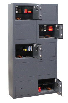 Wertfachanlage mit 10 Fächern