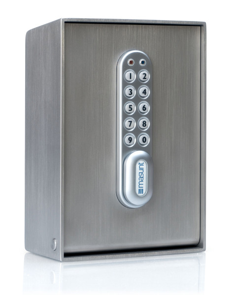 Edelstahl Schlüsselkasten mit Zahlenschloss für Außenbereich
