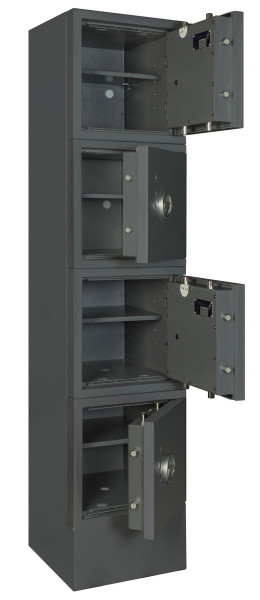 Wertfachanlage EN 1143-1 mit 4 Wertfächern