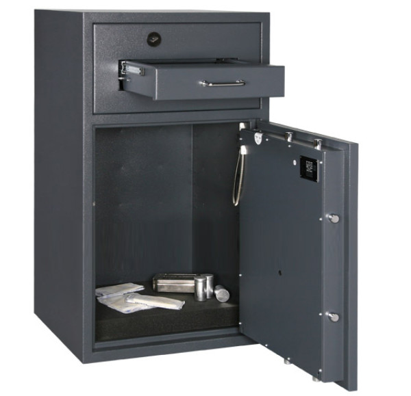 Deposittresor Format Gemini Pro D-I / 250 L 350 mit überstehender Depositeinheit