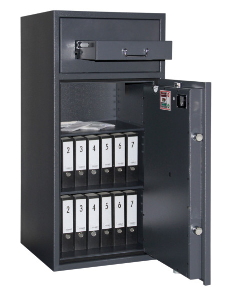 Deposittresor Format Gemini Pro D-I / 340 L 350 mit überstehender Depositeinheit 350 mm