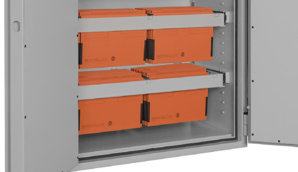 Stahlbüroschrank mit Hängeregister