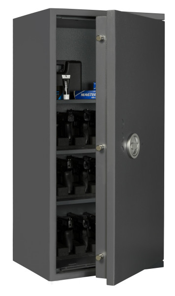 Kurzwaffentresor KWT 7100 und Kurzwaffenschrank EN 1143 Grad 1 als Waffenschrank für Kurzwaffen