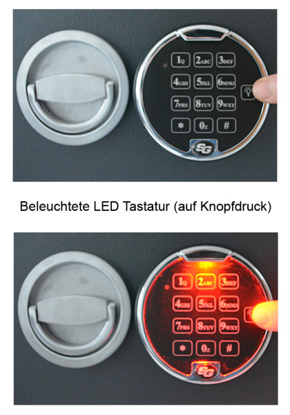 Feuerschutztresor Quadriga Fire 2 für 2 DIN A4 Ordner