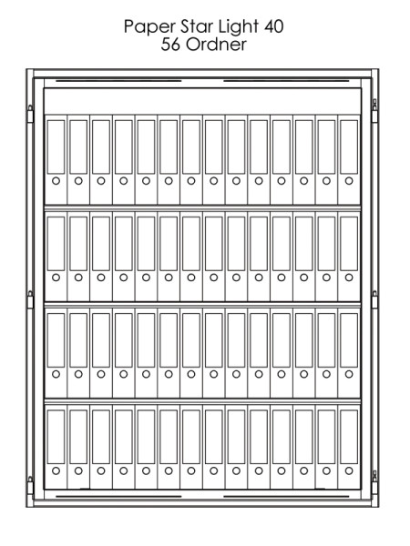 Dokumentenschutz Stahlbüroschrank Paper Star Light bei eisenbach-tresore.de kaufen als Tresor