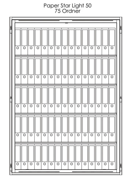 Dokumentenschutz Stahlbüroschrank Paper Star Light bei eisenbach-tresore.de kaufen als Tresor