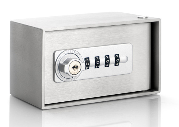 Schlüsselschrank Edelstahl Schlüsseldepot mit Zahlenschloss als Schlüsselkasten