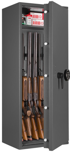 Waffenschrank EN 1143-1, Gun-Safe 1-8 für 8 Langwaffen, Kurzwaffen und Munition Waffen Tresor VDS Grad 1 EN 14450 Waffenschränke