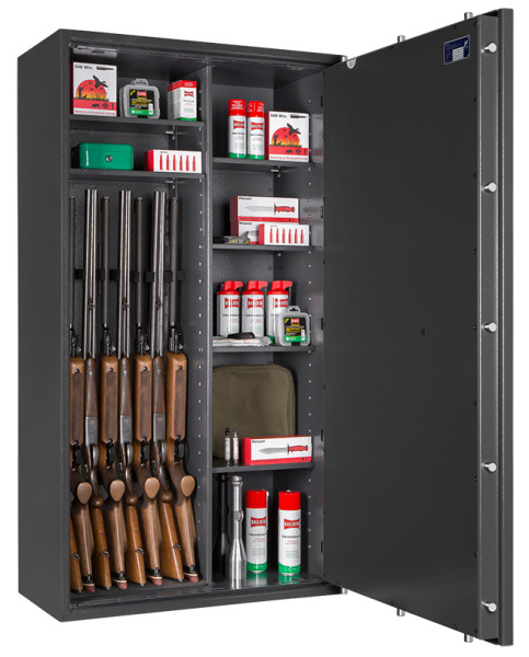 Waffenschrank EN 1143-1 Gun Safe 1-7 Kombi mit Regalteil Waffentresor
