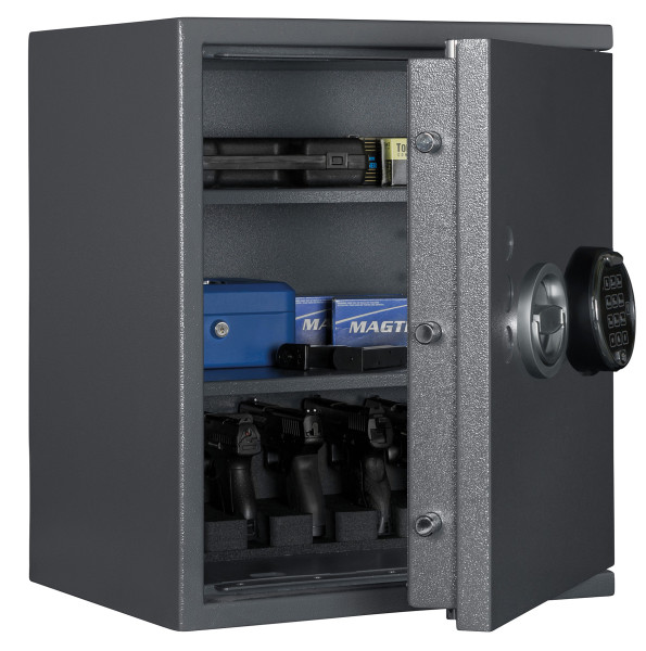 Kurzwaffenschrank KWT 3000 und Kurzwaffenschrank EN 1143 Grad 1 als Waffenschrank mit Zahlenschloss