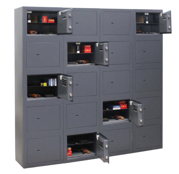 Wertfachanlage mit 20 Fächern